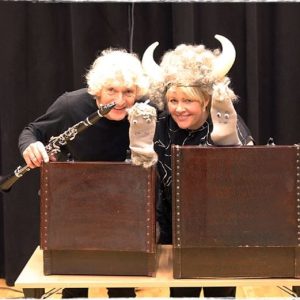 Familiekonsert «De tre bukkene bruse» -Bibliotekets aula (Fredrikstad)